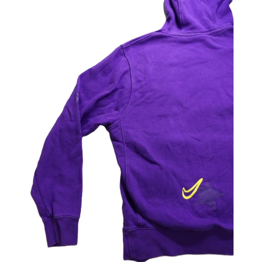 Nike Sportswear Ransom Note Hoodie Pullover Fleece Men L Court Purple Top Casual
